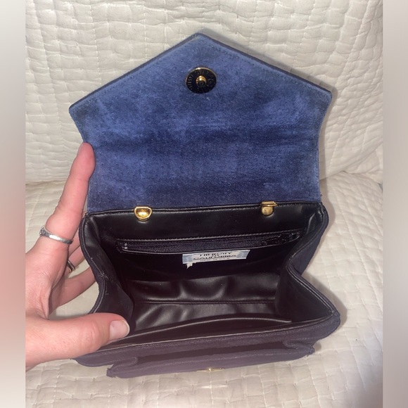 Frenchy of California Deep Navy Mini Handbag - Picture 5 of 6